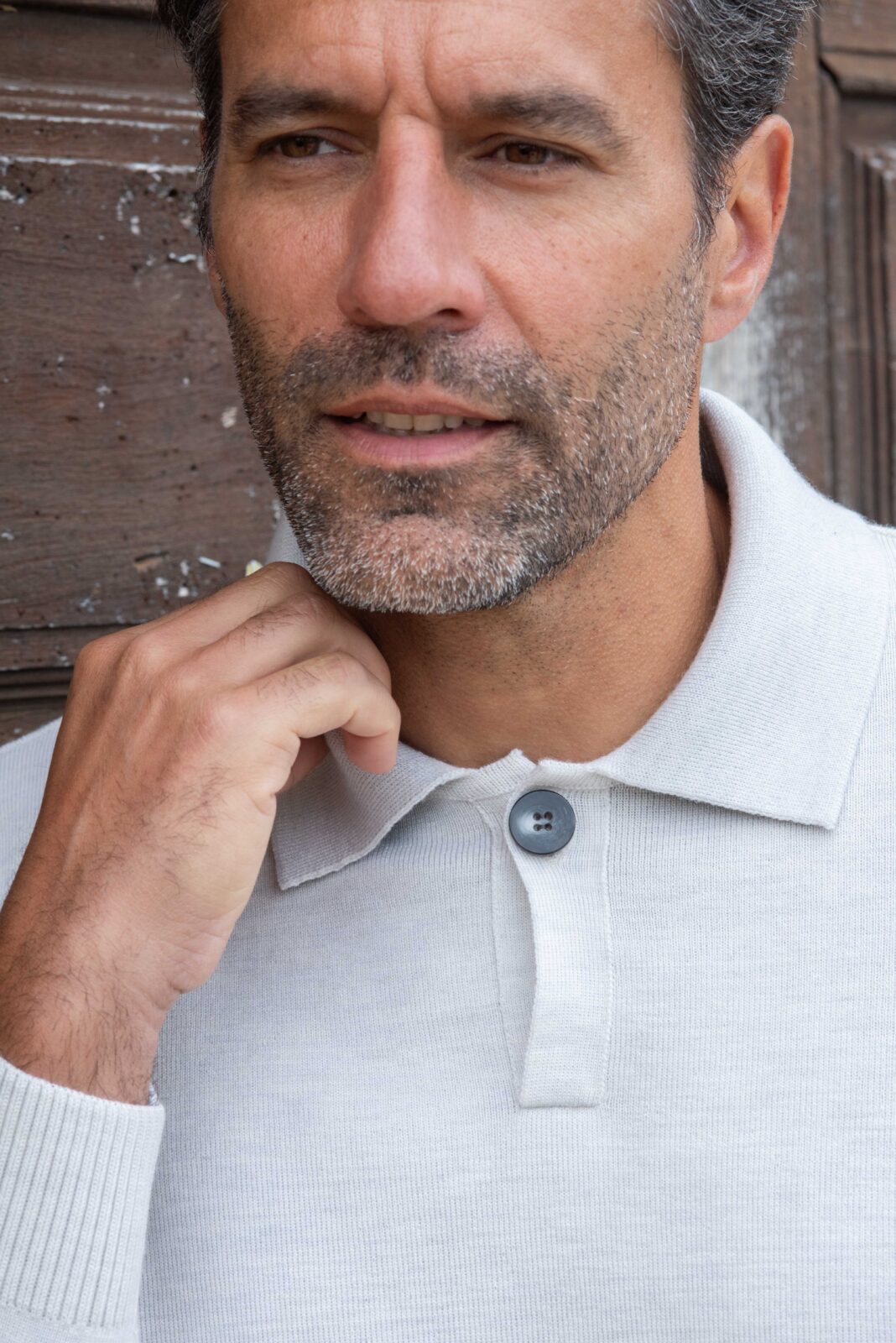 polo laine mérinos